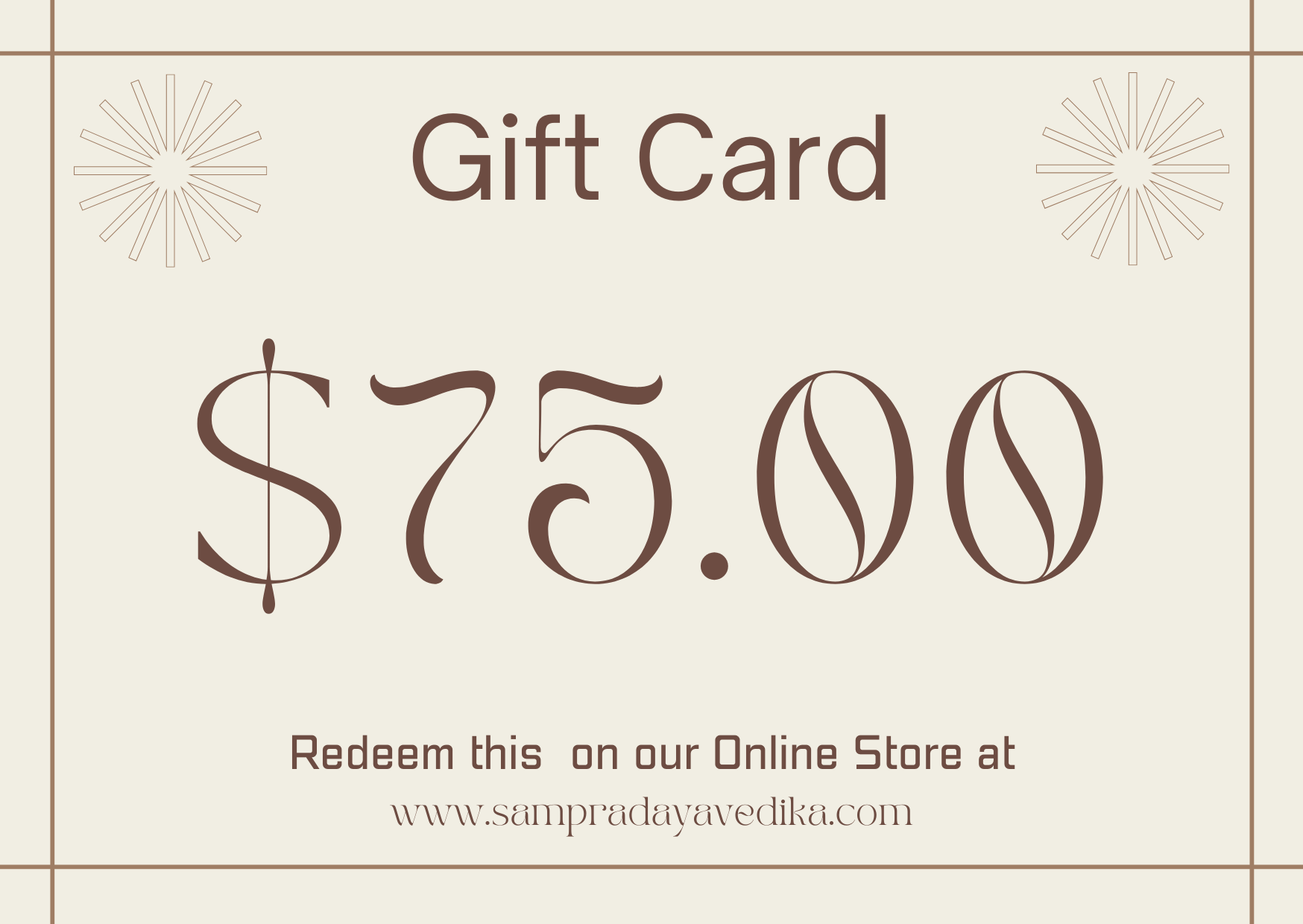 Sampradaya Vedika Gift Card