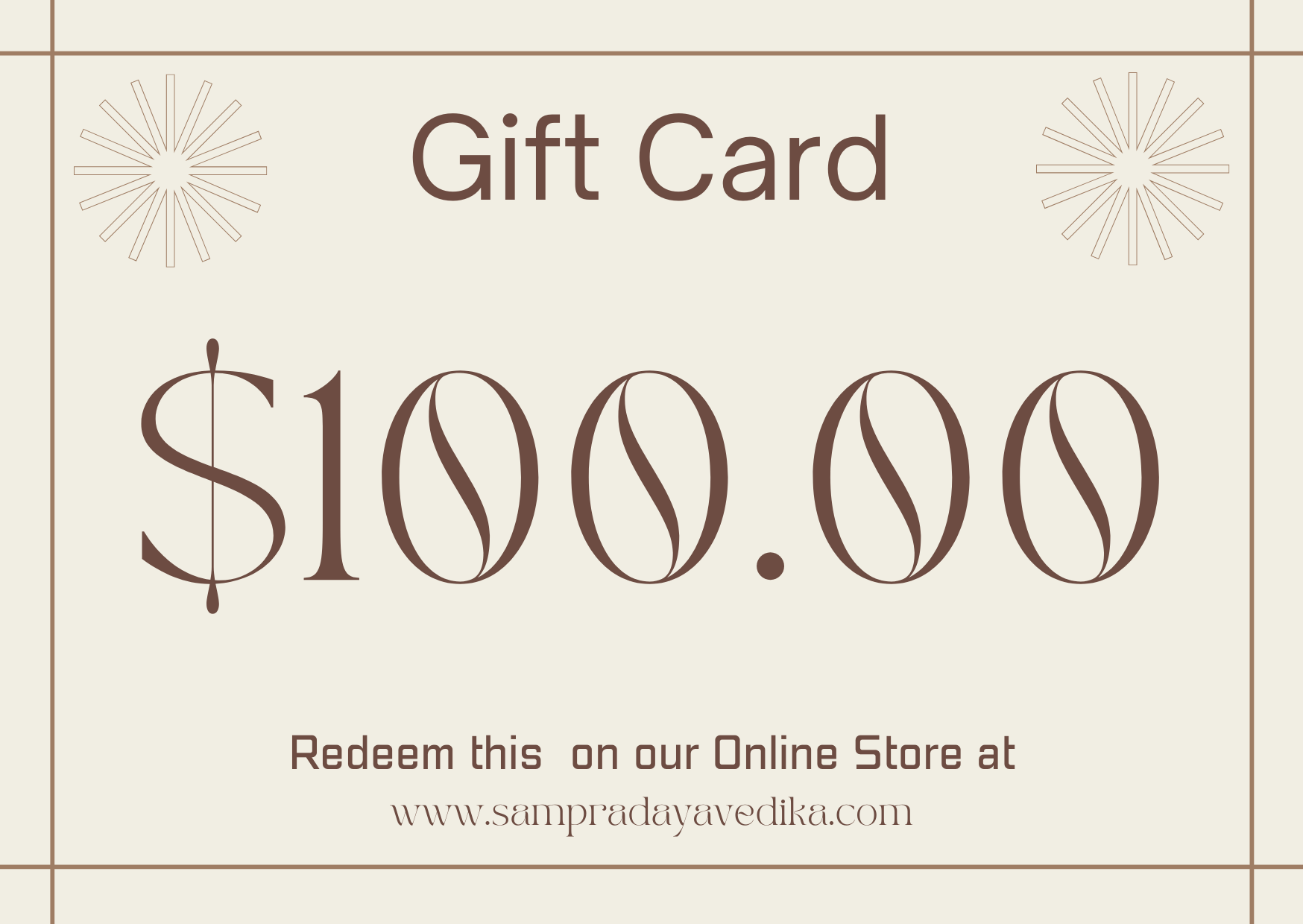 Sampradaya Vedika Gift Card