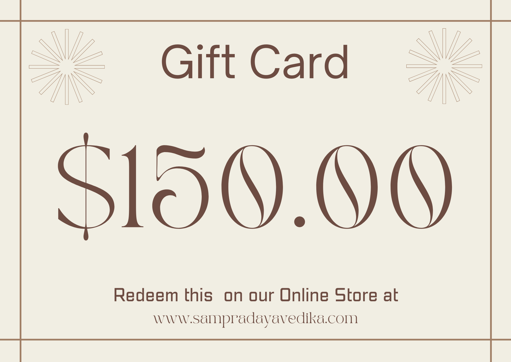 Sampradaya Vedika Gift Card