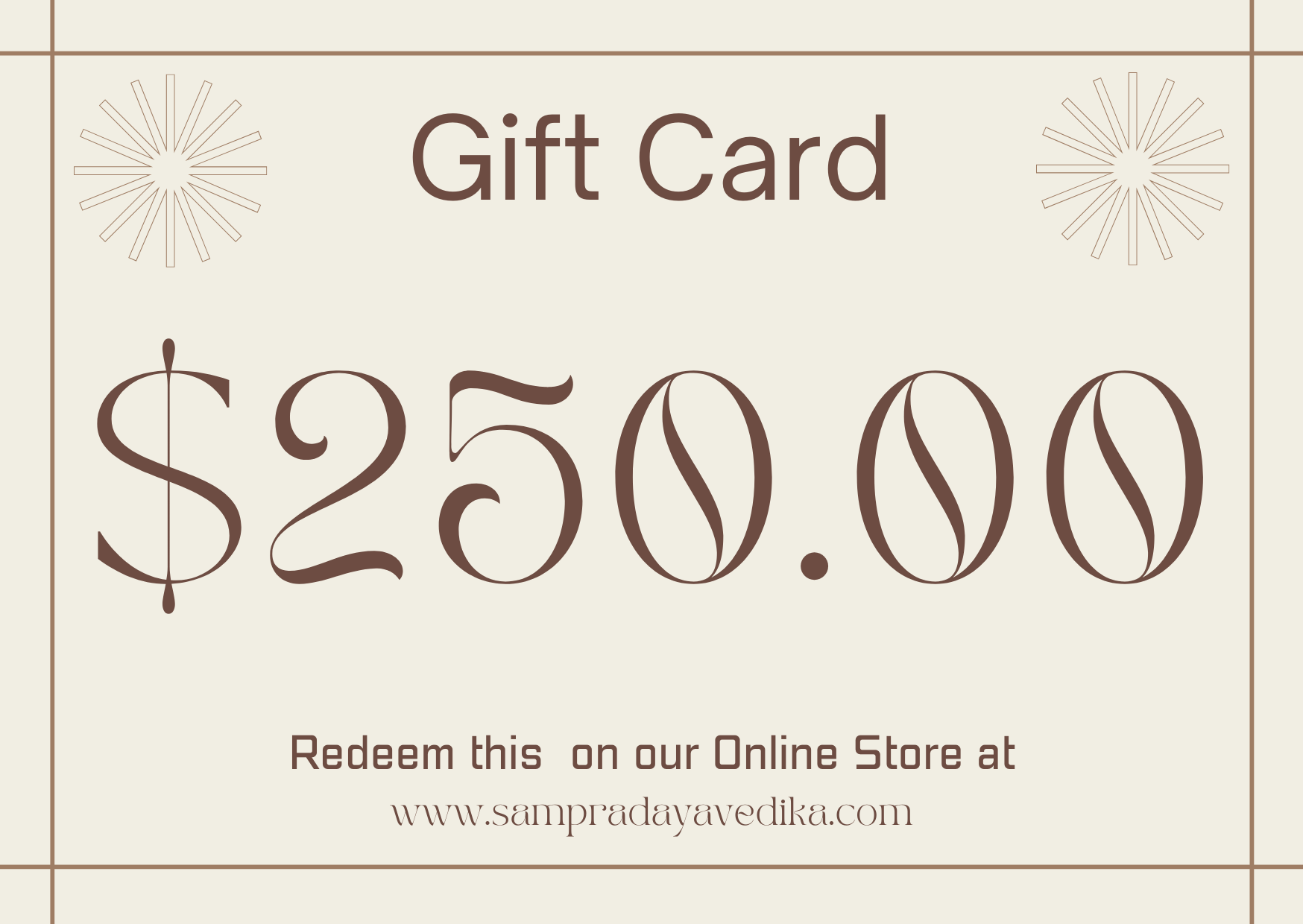 Sampradaya Vedika Gift Card