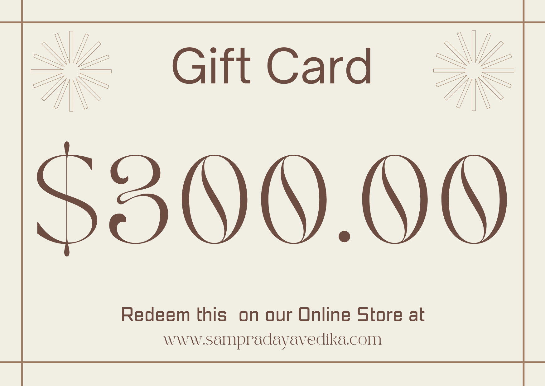 Sampradaya Vedika Gift Card